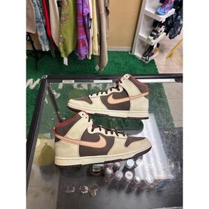 Nike Dunk High Baroque Brown Sesame Mens Size 12 FB8892-200 High Top Sneakers